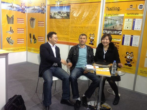 4008云顶集团铝厂参与2013年土耳其玻璃门窗展览会