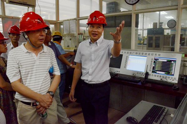 中国有色金属工业协会文件军副会长一行光临我司领导工作