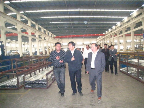 沛县新任县长李晓雷来我公司调查