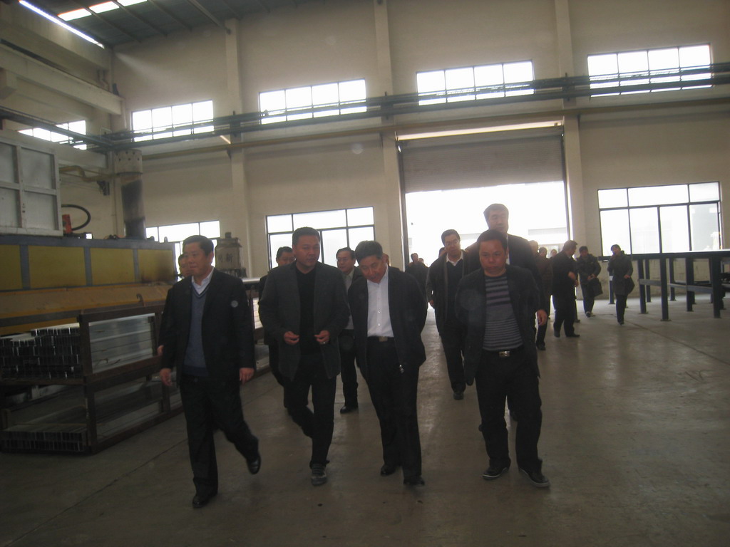 山东菏泽市党政代表团来我公司参观调查