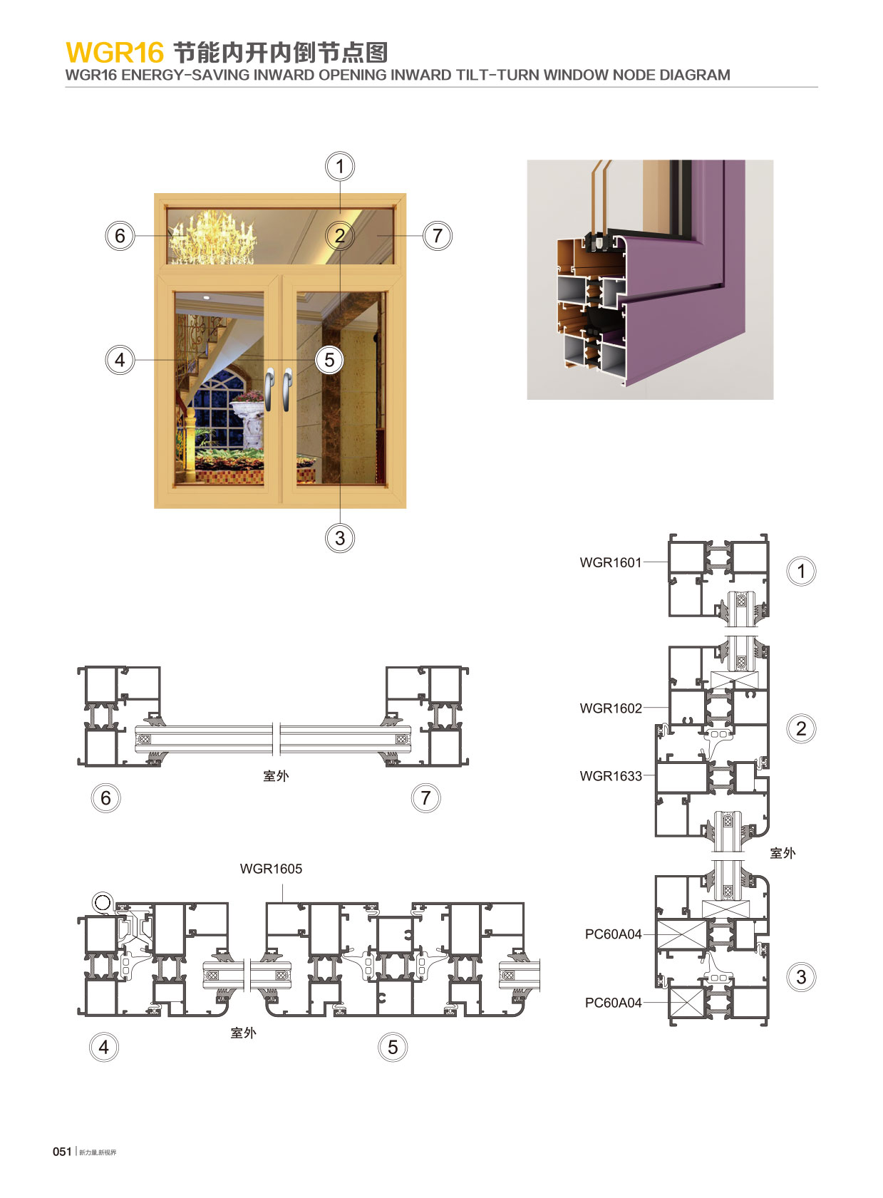 WGR16隔热节能平开系列