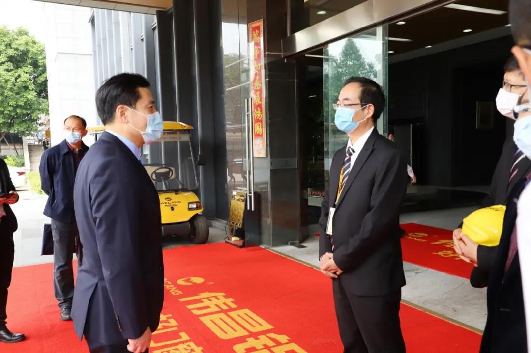 【4008云顶集团动态】佛山市副市长乔羽一行光临4008云顶集团铝业相识企业疫情防控和复工复产工作！